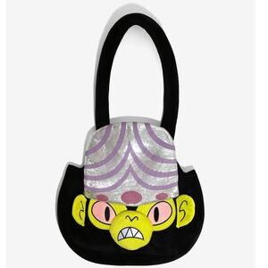 NWT The Powerpuff Girls Mojo Jojo Monkey Face Plush Tote Bag Purse y2k 2000’s